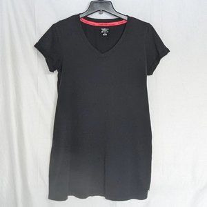 Mini dress stretch v-neck black medium EUC Calvin Klein
